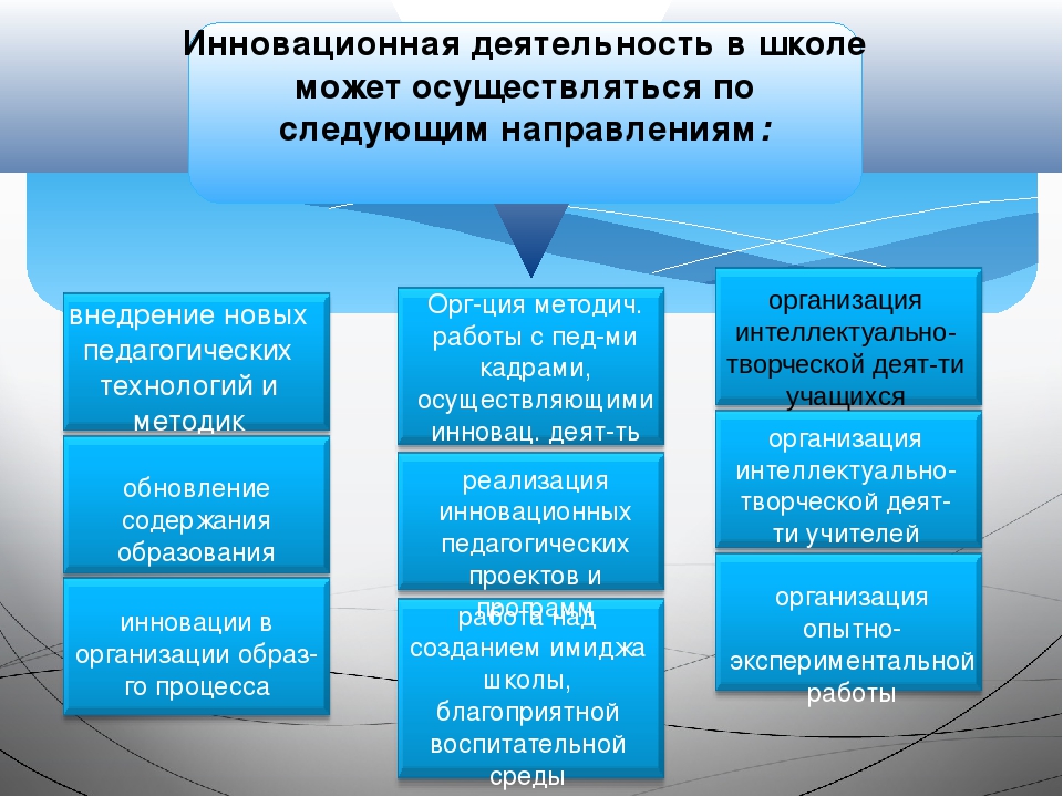 Отчет по инновационному проекту в школе